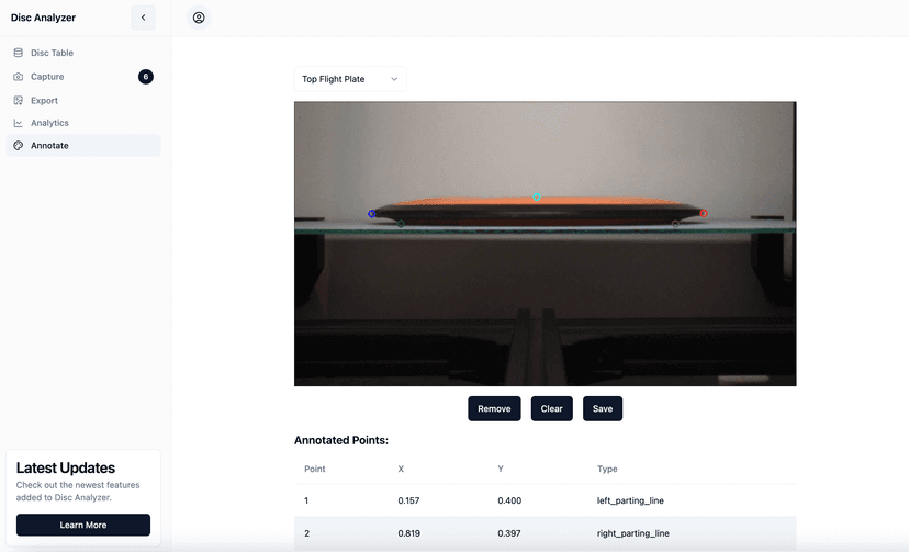 Disc Analyzer - Fast, standardized product photography and analysis